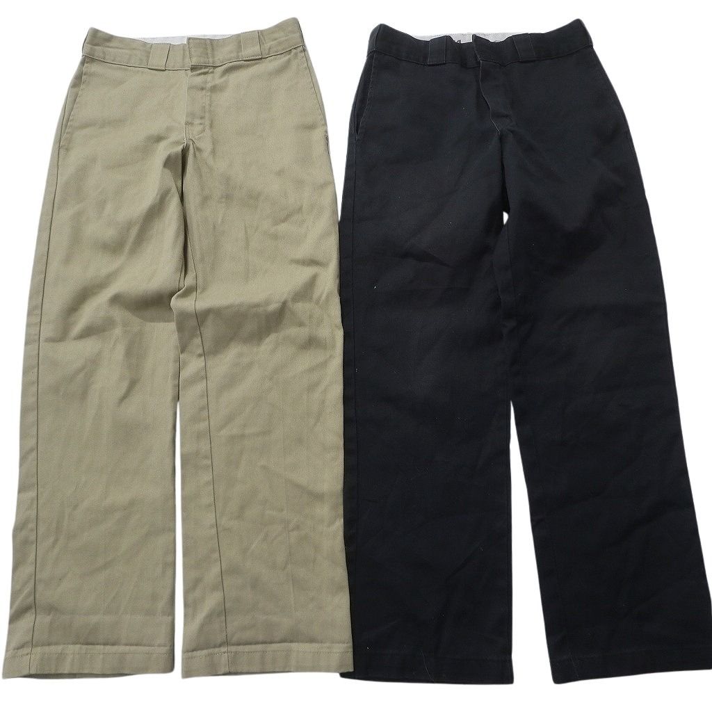 古着卸 まとめ売り ディッキーズ Dickies 874 ワーク パンツ セット メンズ 30 ブラック ネイビー ストレート 古着 NC 9289