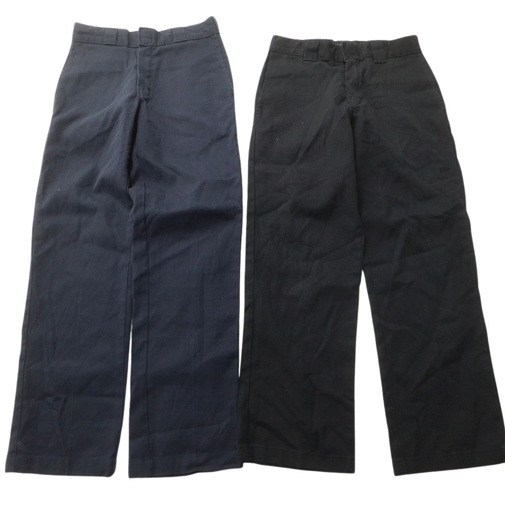 古着卸 まとめ売り ディッキーズ Dickies 874 ワーク パンツ セット メンズ 30 |32 ブラック ネイビー ストレート 古着 NC 9288