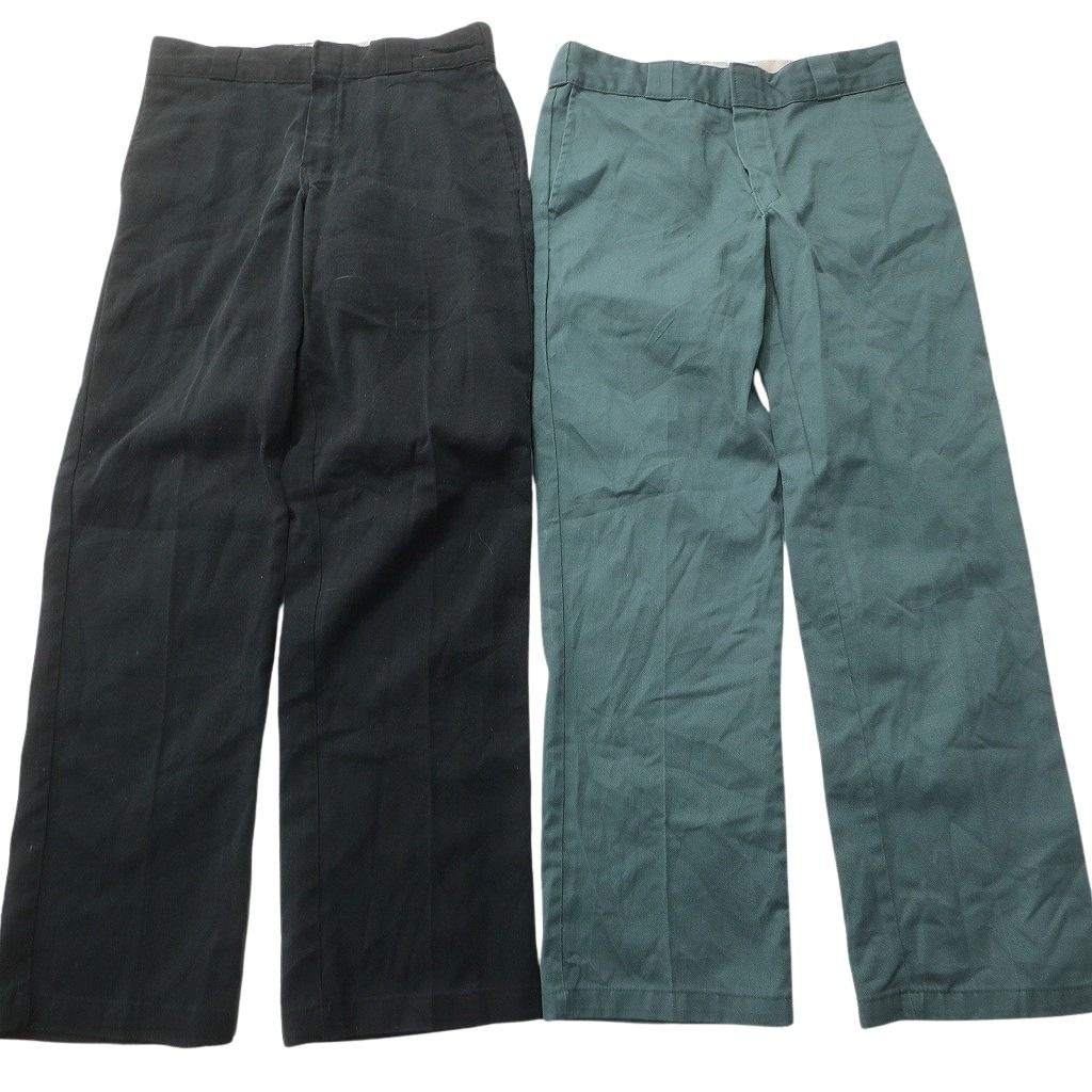 古着卸 まとめ売り ディッキーズ Dickies 874 ワーク パンツ セット メンズ 32 ストレート ネイビー カーキ 古着 NC 9287