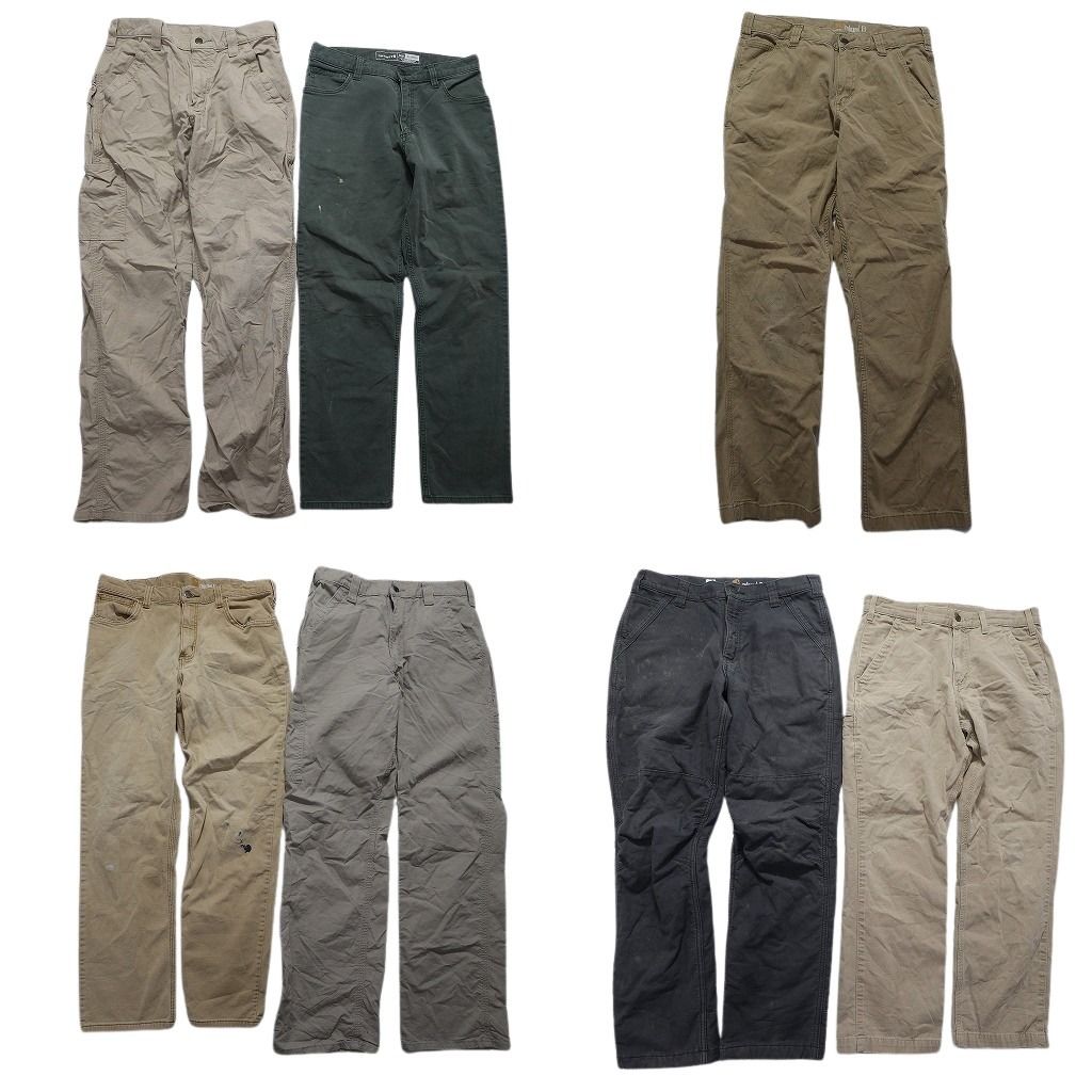 古着卸 まとめ売り カーハート Carhartt ダック ペインター パンツ セット メンズ 31 |32 フェード ペインティング 古着 NC 9305