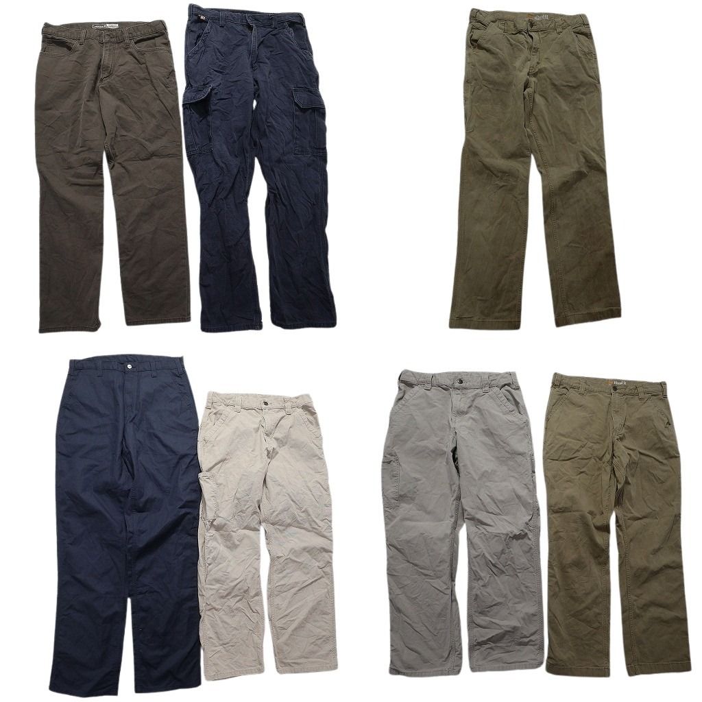古着卸 カーハート Carhartt ダック ペインター パンツ セット メンズ 34 カーゴ ワーク ベージュ 古着 NC 9302