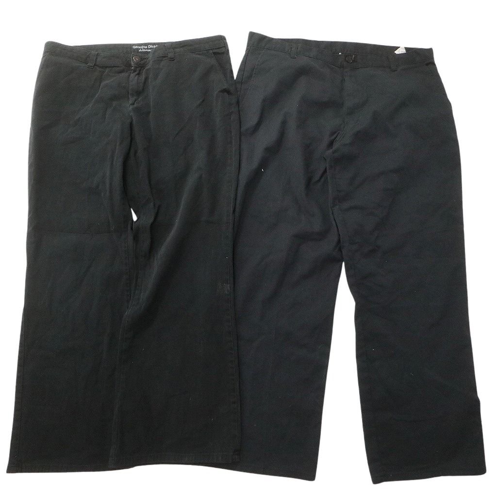 古着卸 まとめ売り ディッキーズ Dickies パンツ セット メンズ 38 カーゴ ストレート ブラック ネイビー 古着 NC 9326