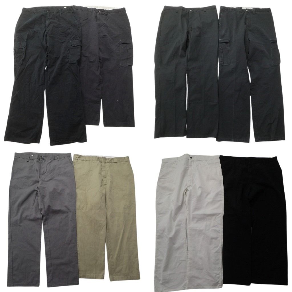 古着卸 ディッキーズ Dickies パンツ セット メンズ 40 ホワイト ペインター カーゴ 古着 NC 9324