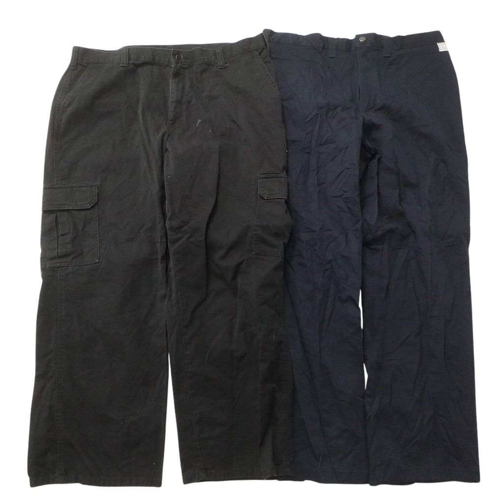 古着卸 まとめ売り ディッキーズ Dickies パンツ セット メンズ 40 カーゴ ワーク ブラック ネイビー 古着 NC 9323