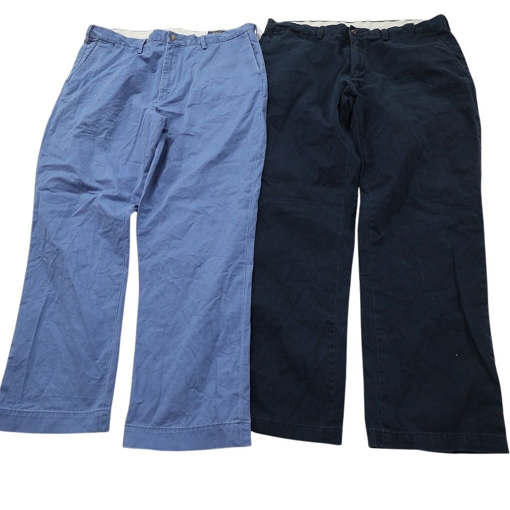 古着卸 まとめ売り ラルフローレン パンツ MIX セット メンズ 38 ストレート チノパン 90’s ベージュ 古着 NC 9360