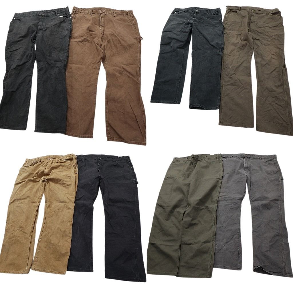 古着卸 ディッキーズ Dickies ダック ペインター パンツ セット メンズ 42 44 ワーク 古着 NC 9350