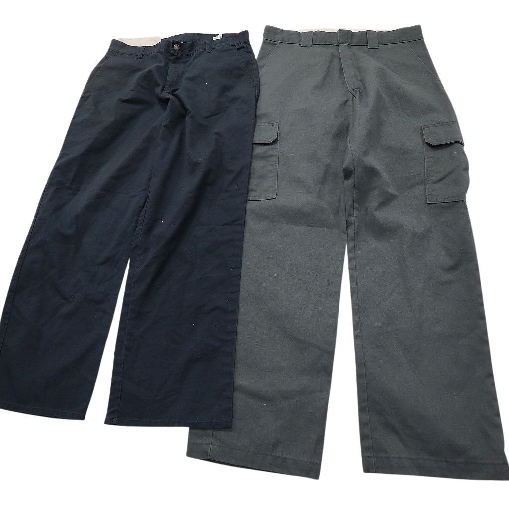 古着卸 まとめ売り ディッキーズ Dickies パンツ セット メンズ 34 ワーク カーゴ ブラック ネイビー 古着 NC 9343 その他 メンズ ファッション