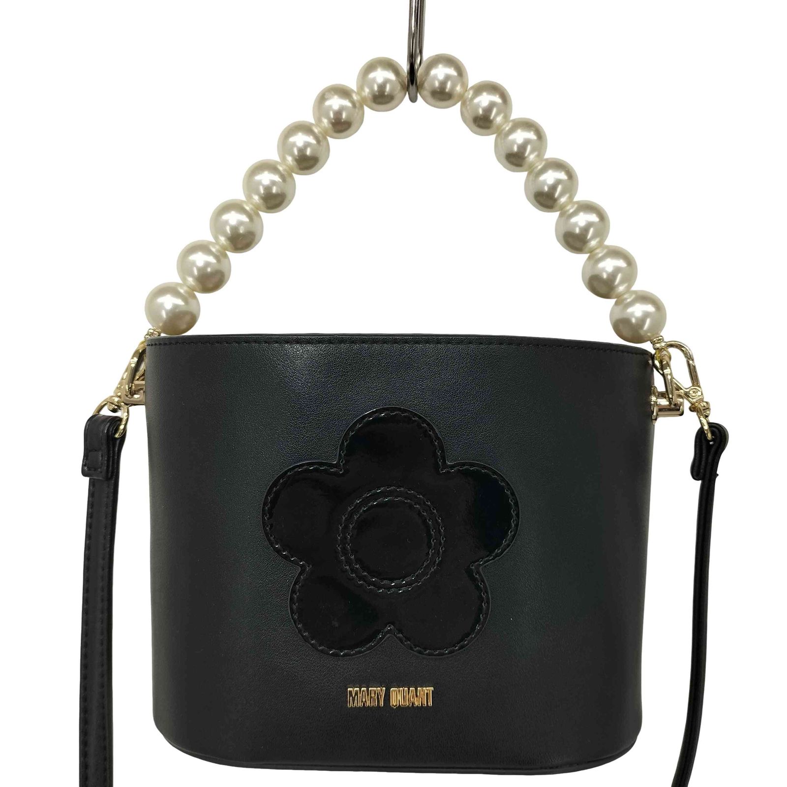 マリークワント MARY QUANT パールデコレーション 2way ショルダー 