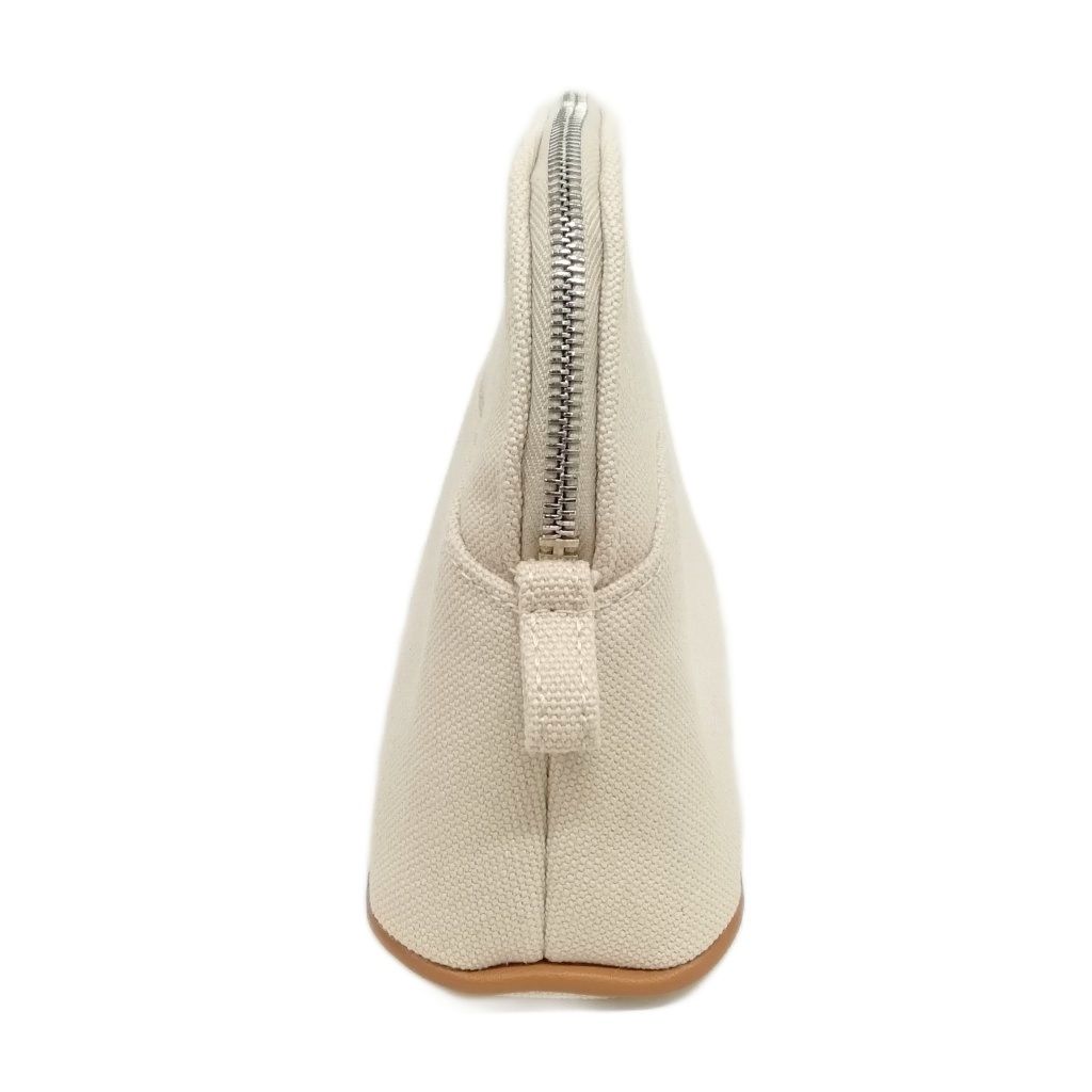 エルメス HERMES ボリードポーチ ミニミニ キャンバス ナチュラル 極美