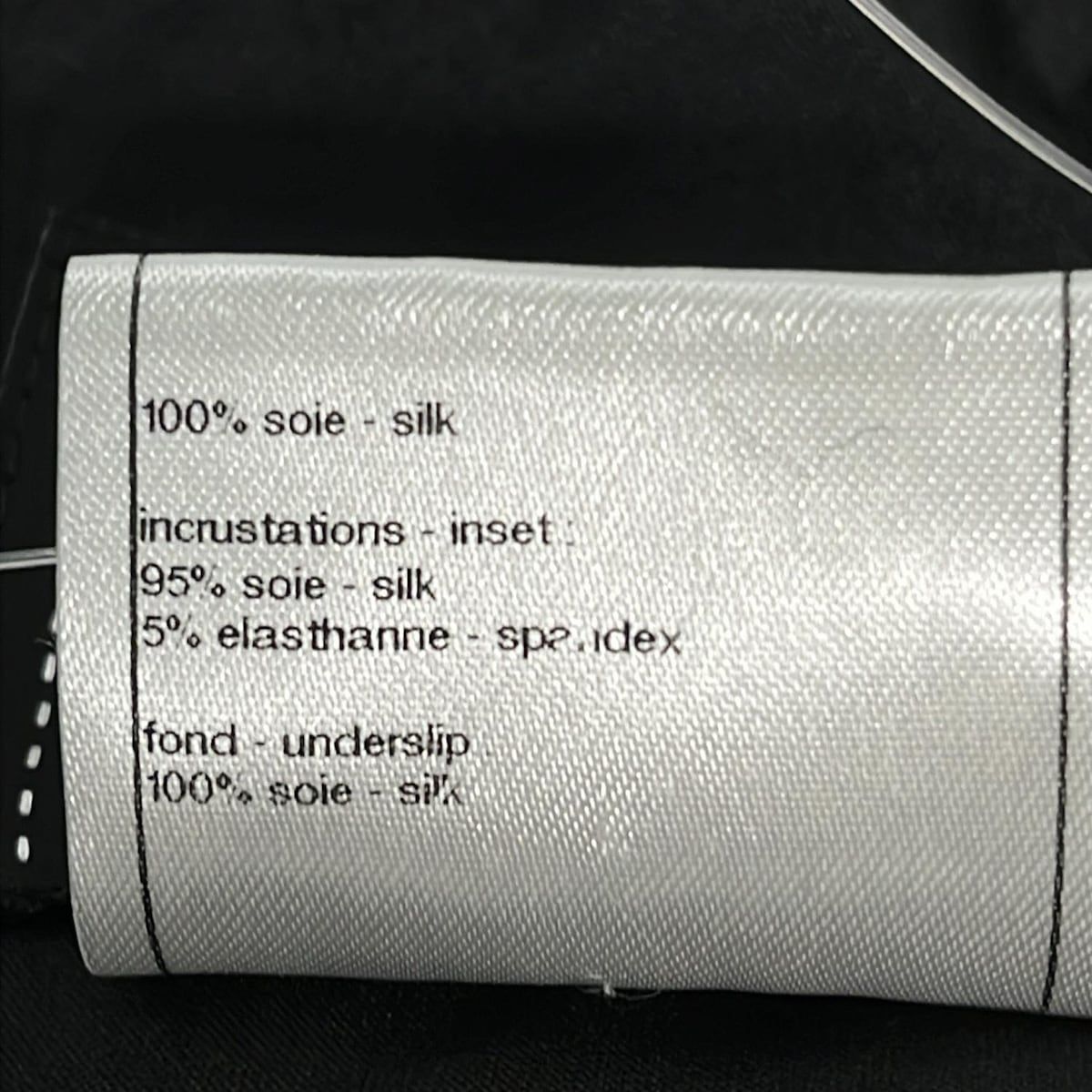  CHANEL シャネル ワンピース サイズ38 M レディース - P 34881 黒×ダークネイビー 七分袖 ひざ丈 シルク リボン その他 ワンピース