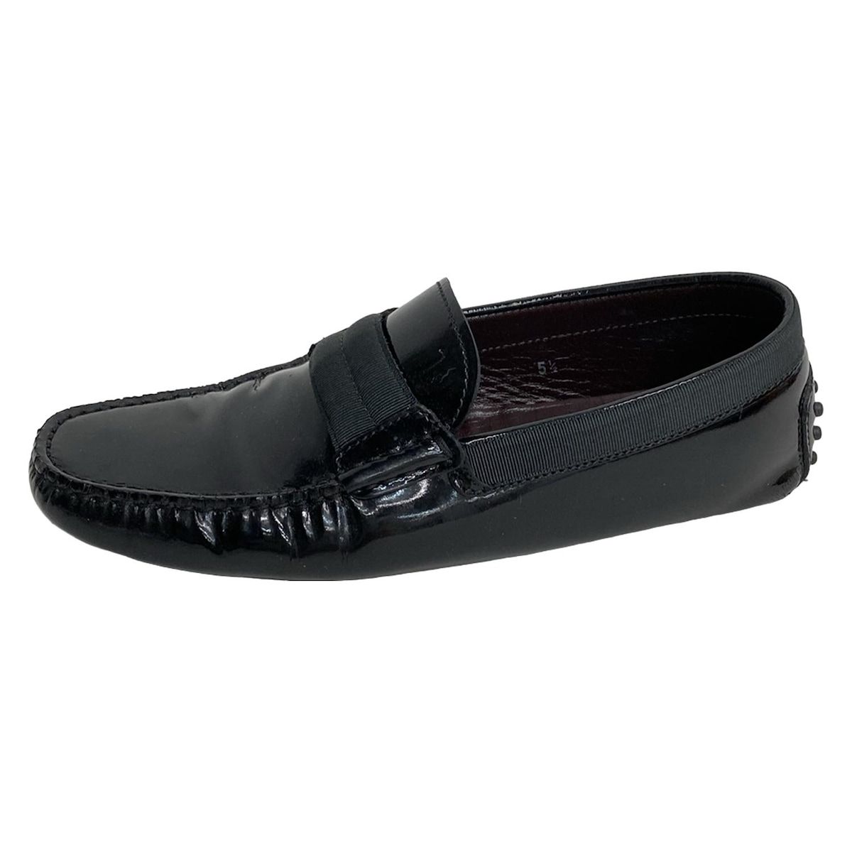 ♂新品・ドライビングシューズ♂【TOD'S　トッズ】黒　レザー　UK6.5 TOD'S(トッズ) ドライビングシューズ 5 1/2 メンズ - 黒 レザー - メルカリ
