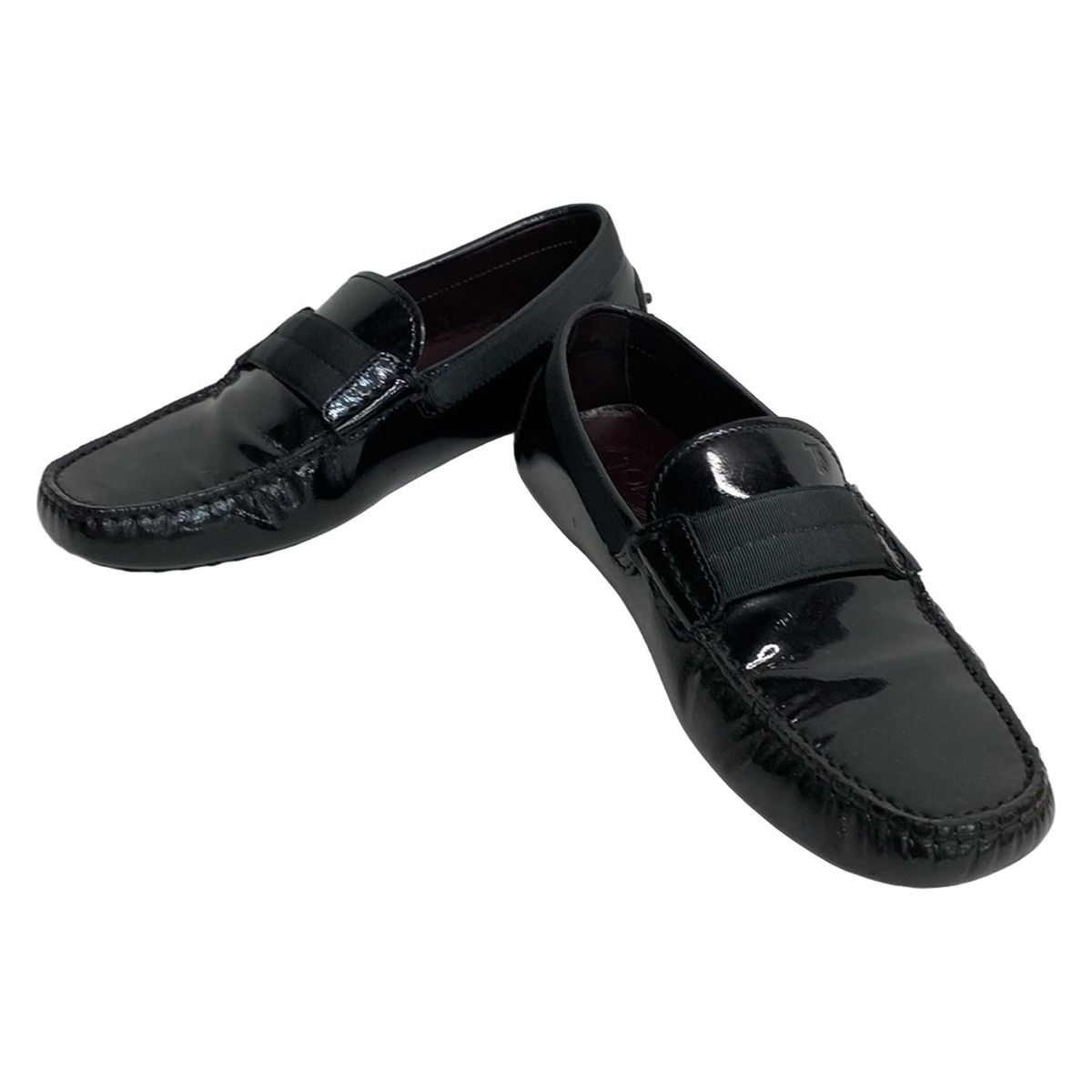 ♂新品・ドライビングシューズ♂【TOD'S　トッズ】黒　レザー　UK6.5 TOD'S(トッズ) ドライビングシューズ 5 1/2 メンズ - 黒 レザー - メルカリ