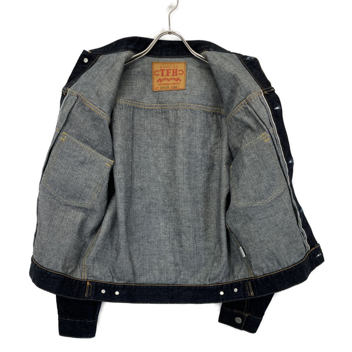 THE FLAT HEAD 2nd 6002w デニムジャケット THE FLAT HEAD 6002W 2ndセカンド デニムジャケット 6002W_aging001