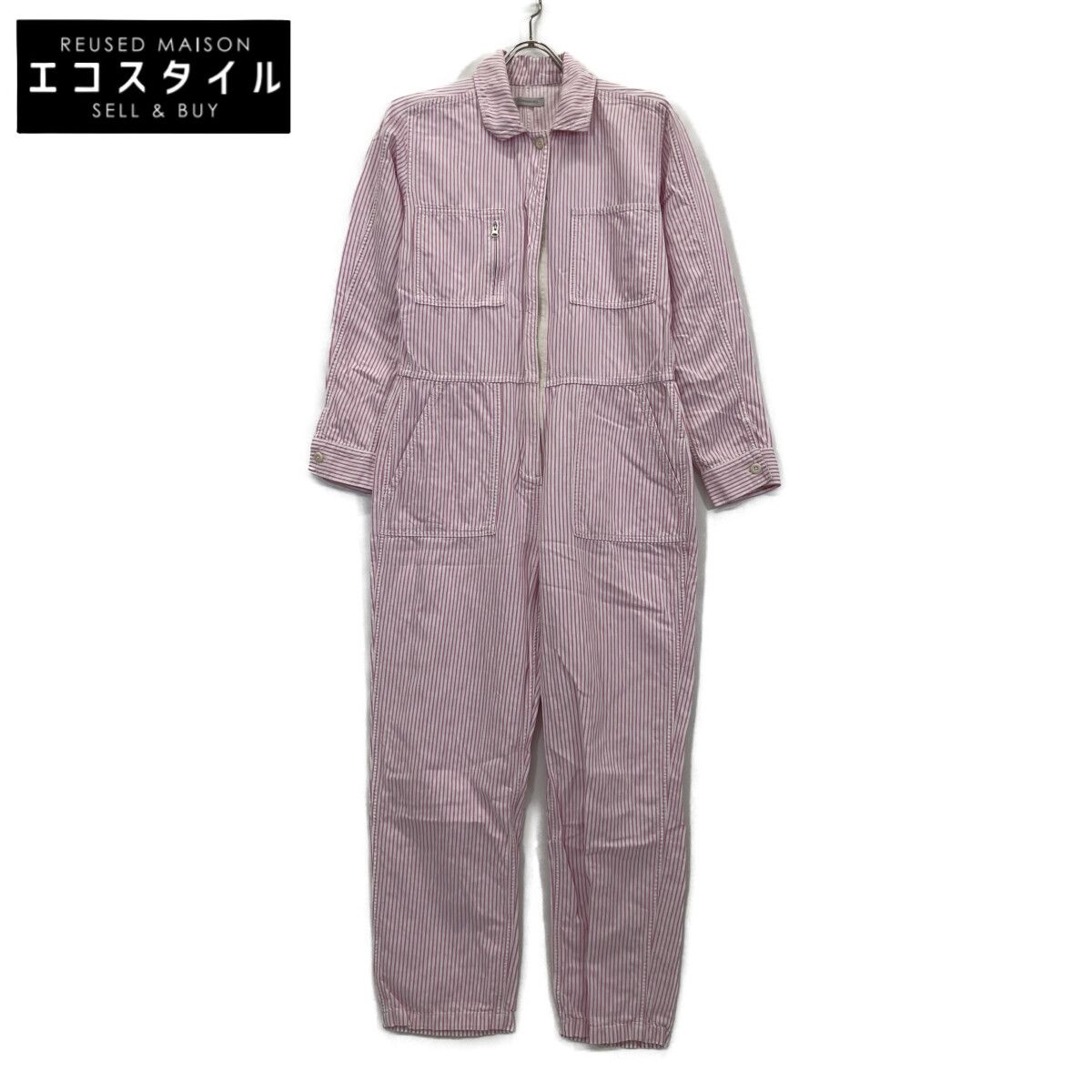 アウターノウン ﾋﾟﾝｸ ｽﾄﾗｲﾌﾟｼﾞｬﾝﾌﾟｽｰﾂ ｵｰﾙｲﾝﾜﾝ S