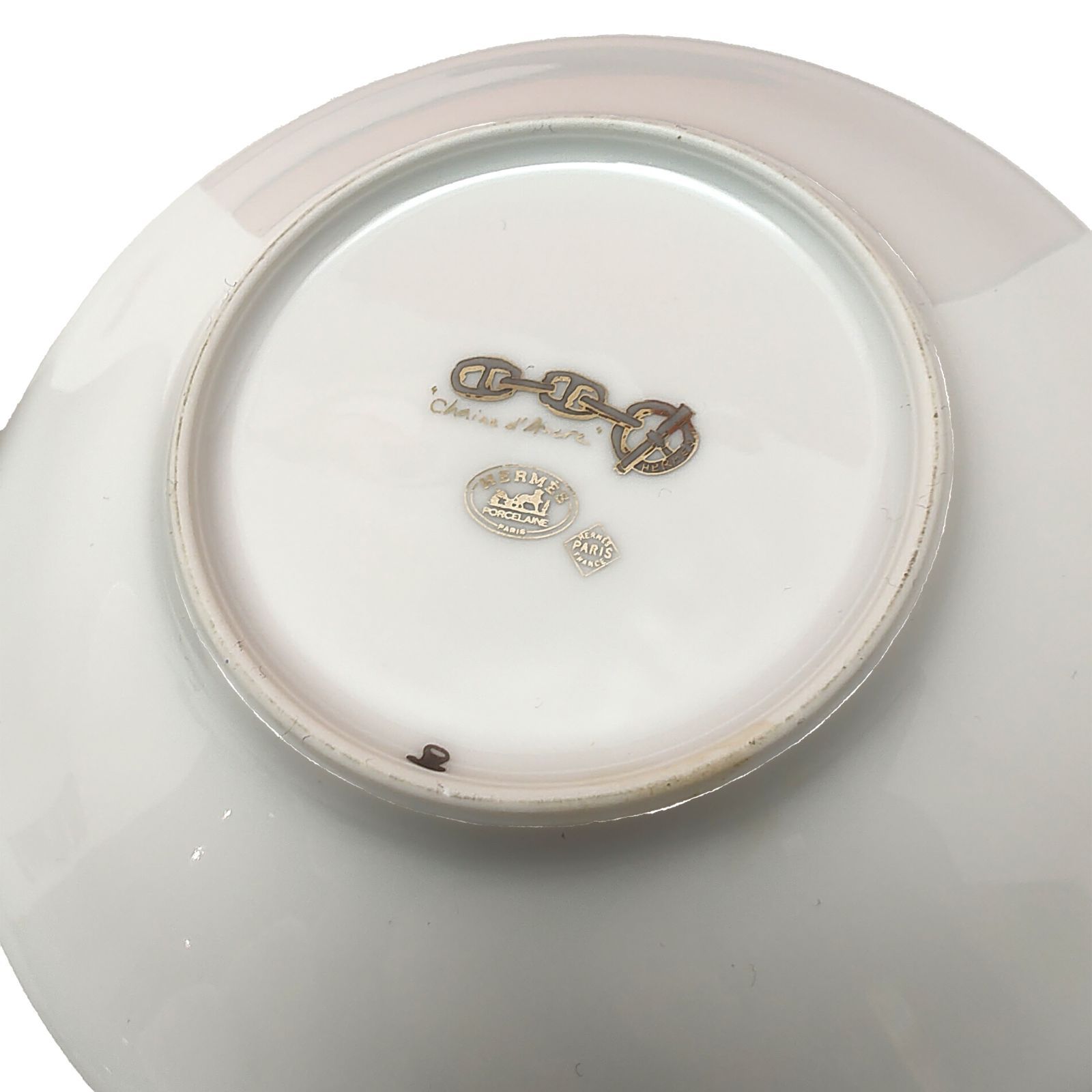  エルメス シェーヌダンクル カップ＆ソーサー 2客セット ブルー シルバー カップ ソーサー コーヒー ティーカップ