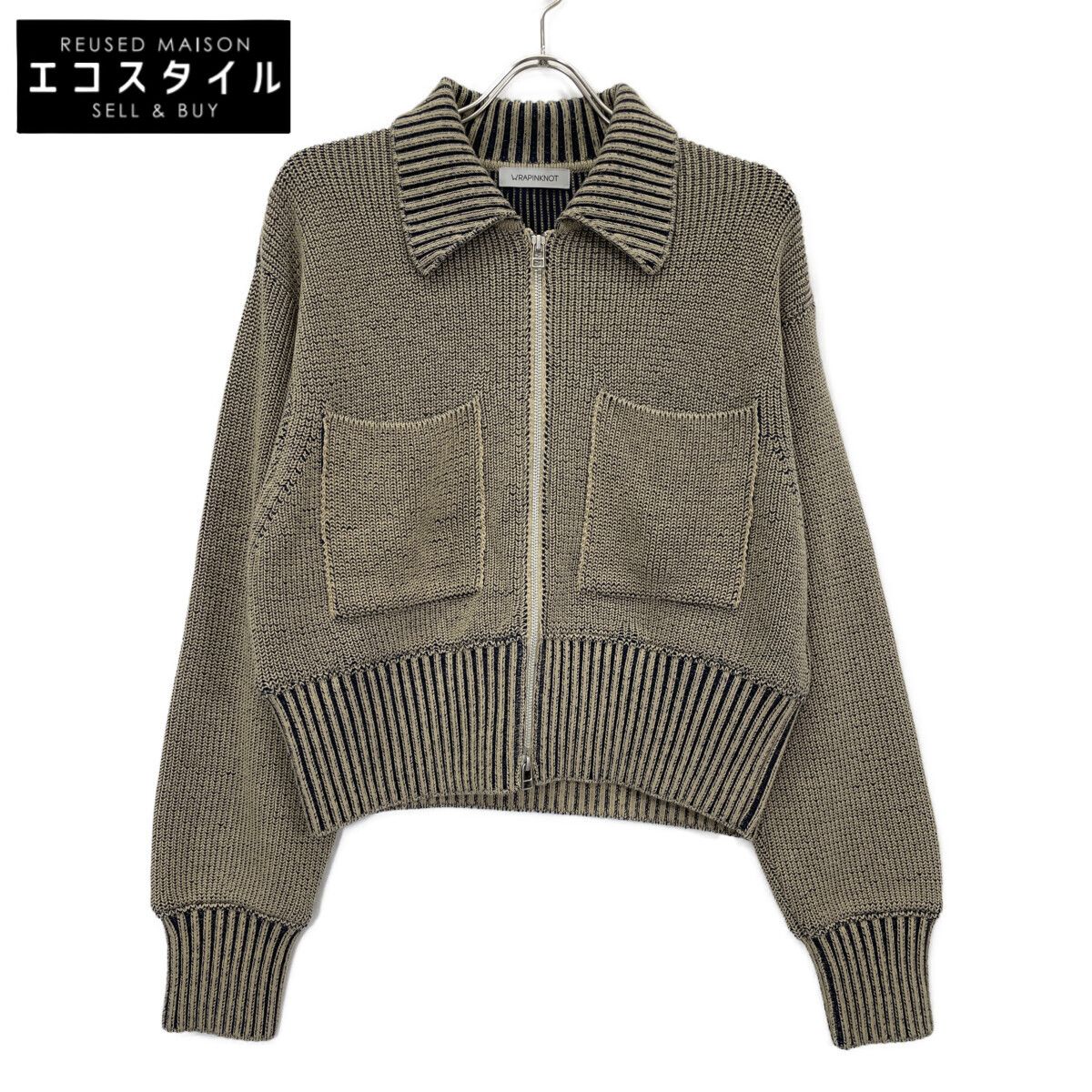 ラッピンノット ｶｰｷ ｳｰﾙ ｺｯﾄﾝ ｼﾞｯﾌﾟｸﾛｯﾌﾟﾄﾞﾄｯﾌﾟｽ 0