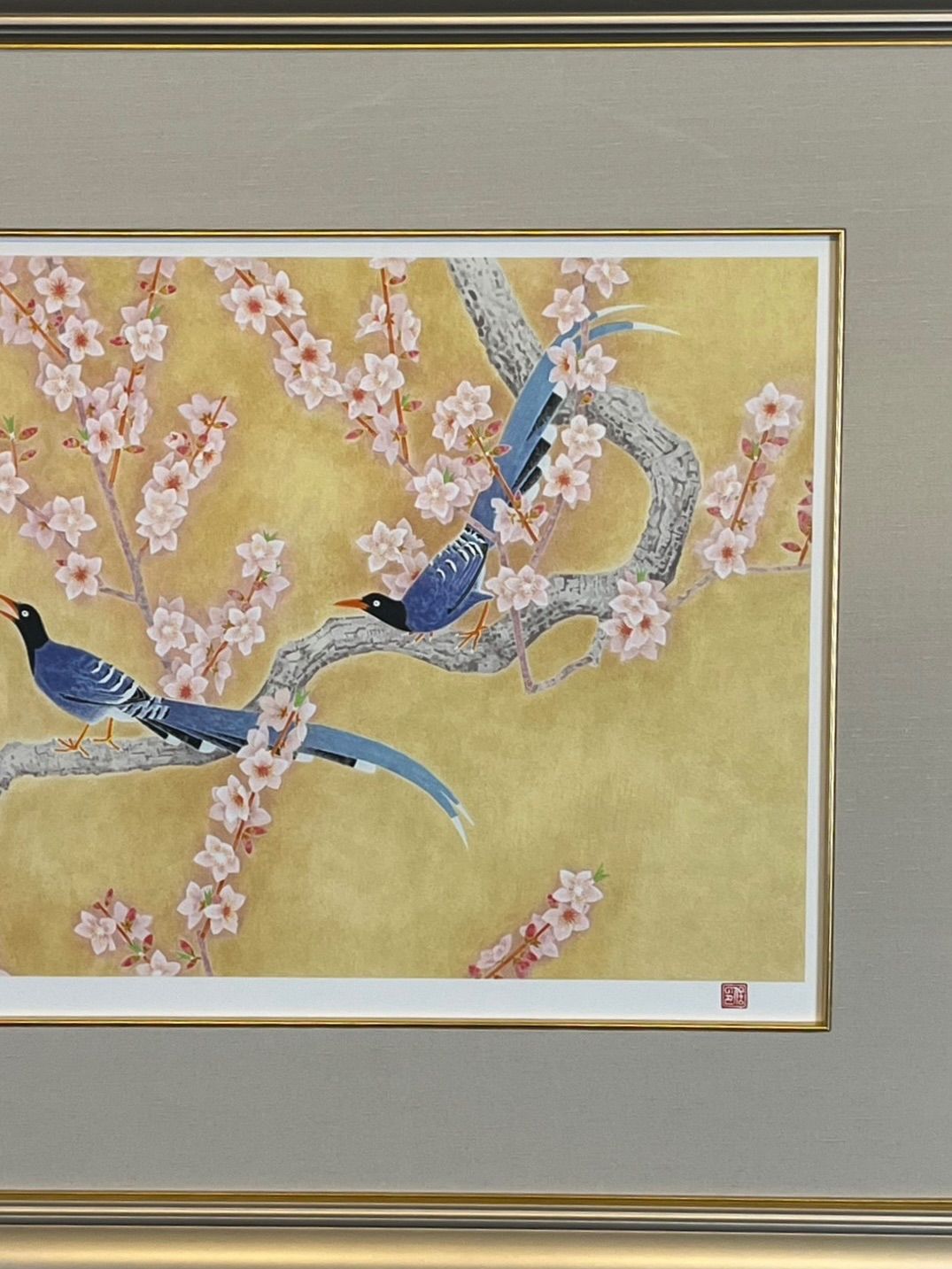 上村松篁「春輝」リトグラフ 共シール EA版 文化勲章 文化功労者 日本