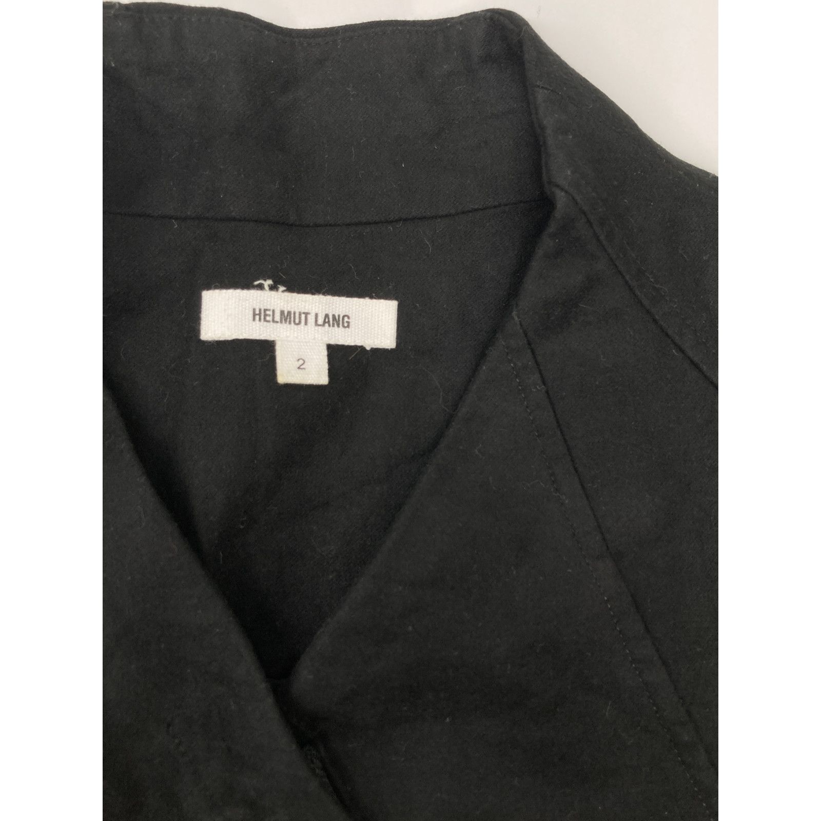 HELMUT LANG ヘルムートラング アシンメトリーデザインカーディガン 黒 HELMUT LANG ヘルムートラング ﾌﾞﾗｯｸ 1304933 ｱｼﾝﾒﾄﾘｰ ｶｰﾌﾞﾃﾞｻﾞｲﾝ