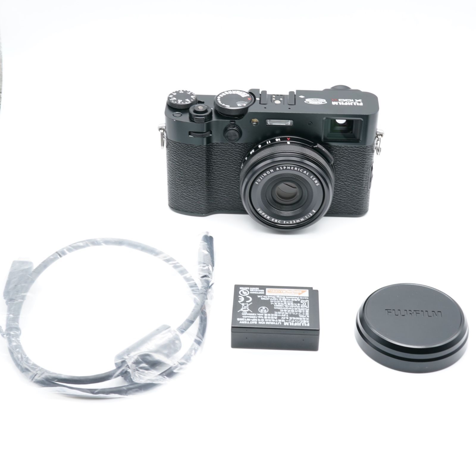 ほぼ新品 フジフイルム FUJIFILM X100VI ブラック シャッター回数1900 