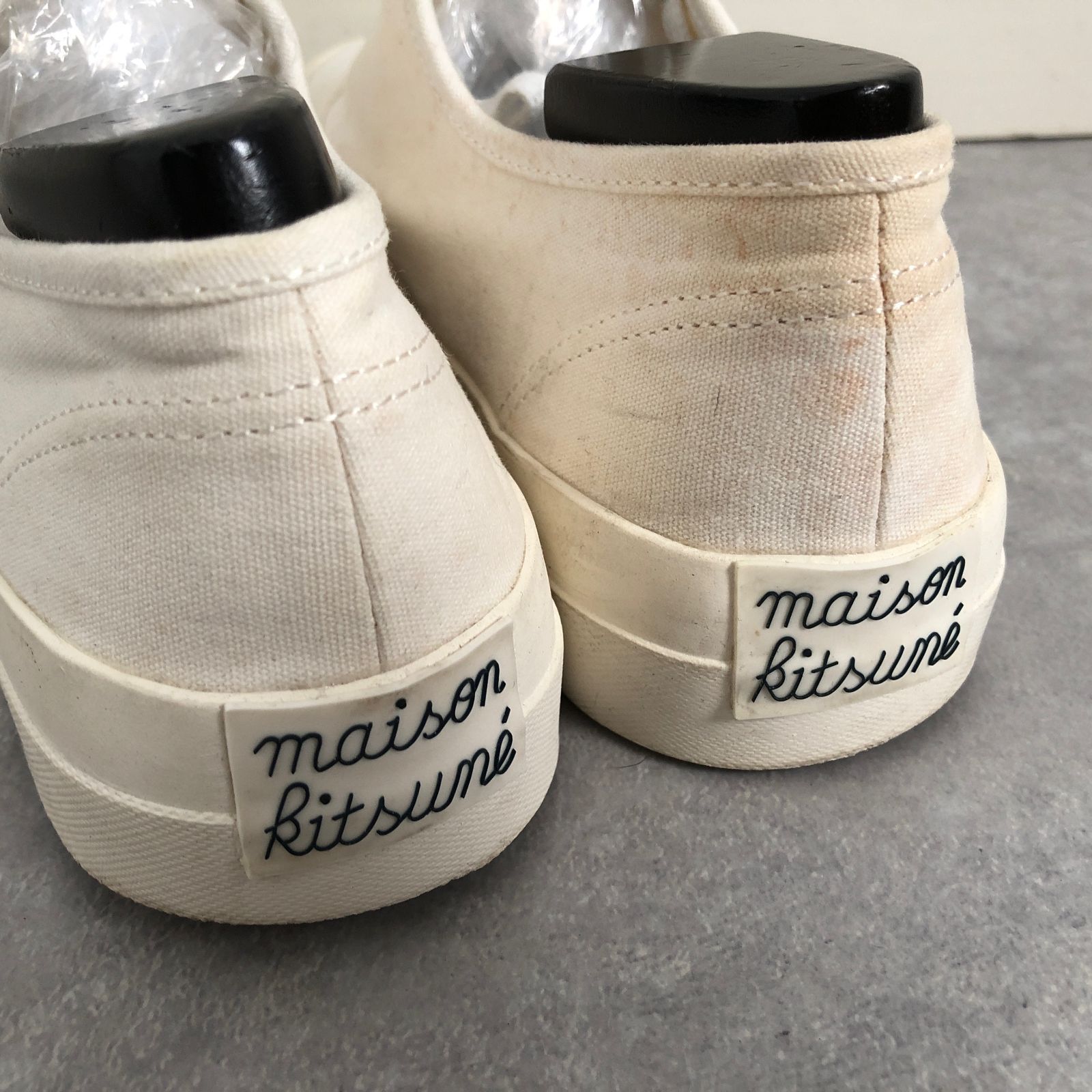 定価2.9万 Maison Kitsune メゾン キツネ キャンバス レースド 