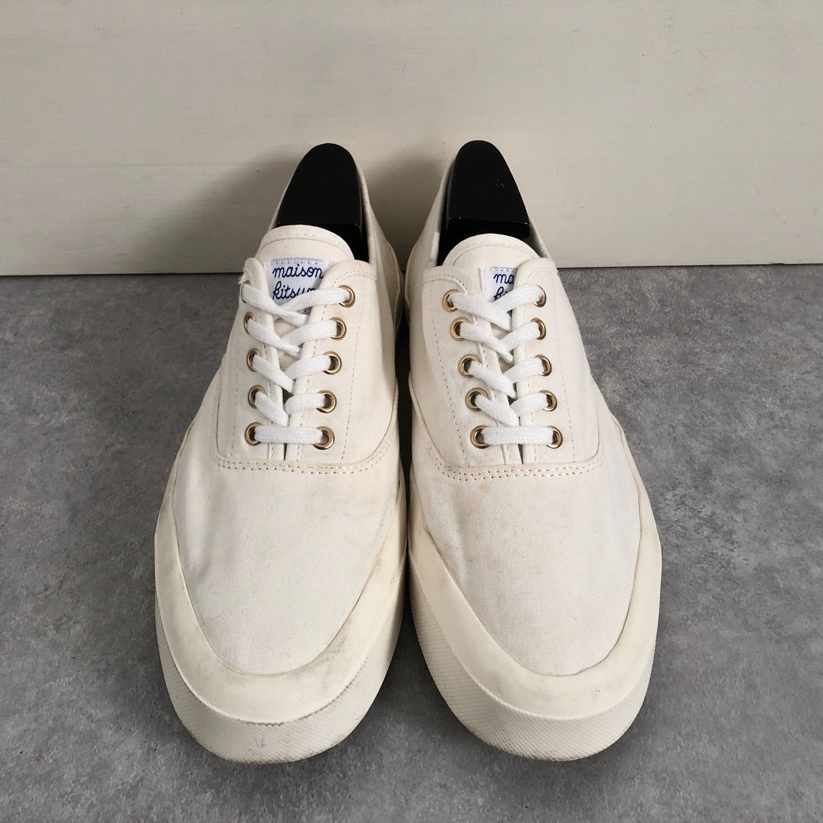 定価2.9万 Maison Kitsune メゾン キツネ キャンバス レースド 
