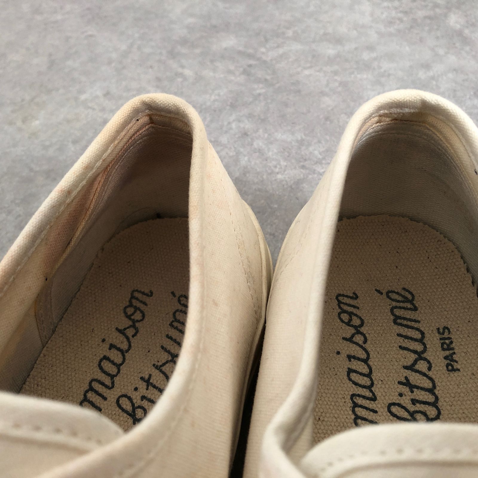定価2.9万 Maison Kitsune メゾン キツネ キャンバス レースド 