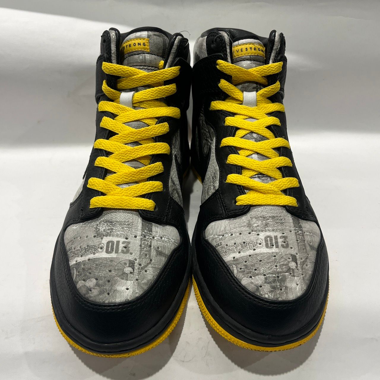 US8.5】 NIKE DUNK HIGH SUPREME TZ LAF LIVESTRONG/FUTURA 378127-001 
