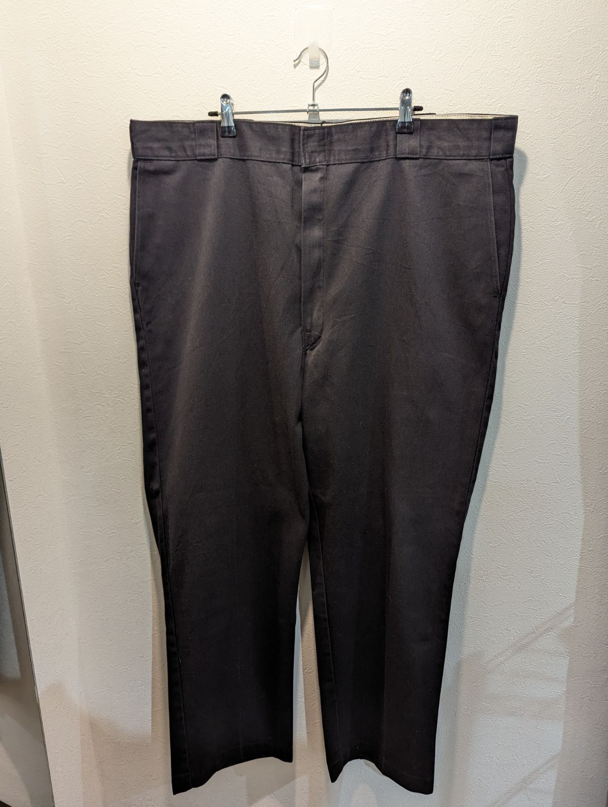 90's USA製 Dickies ディッキーズ ワークパンツ 874 ブラック TALON