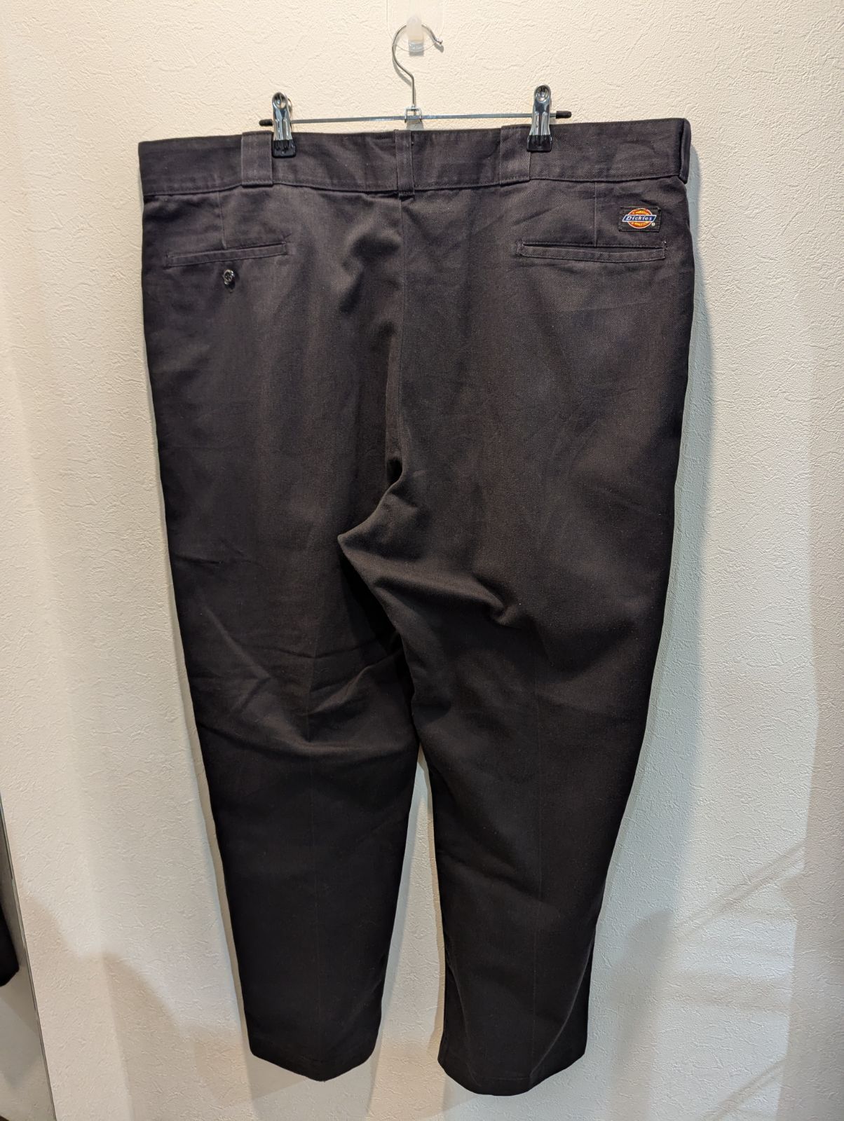 90's USA製 Dickies ディッキーズ ワークパンツ 874 ブラック TALON