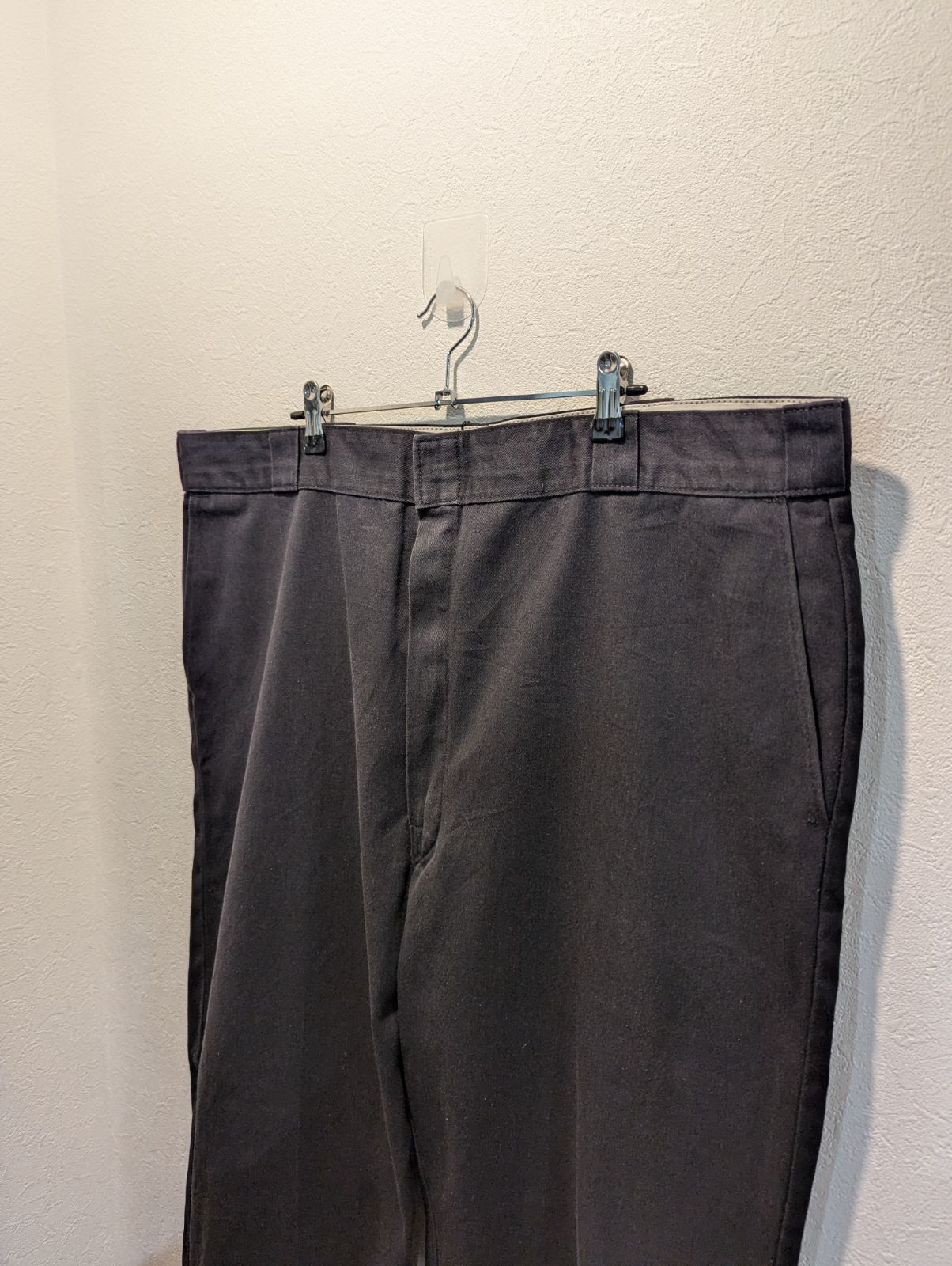 90's USA製 Dickies ディッキーズ ワークパンツ 874 ブラック TALON