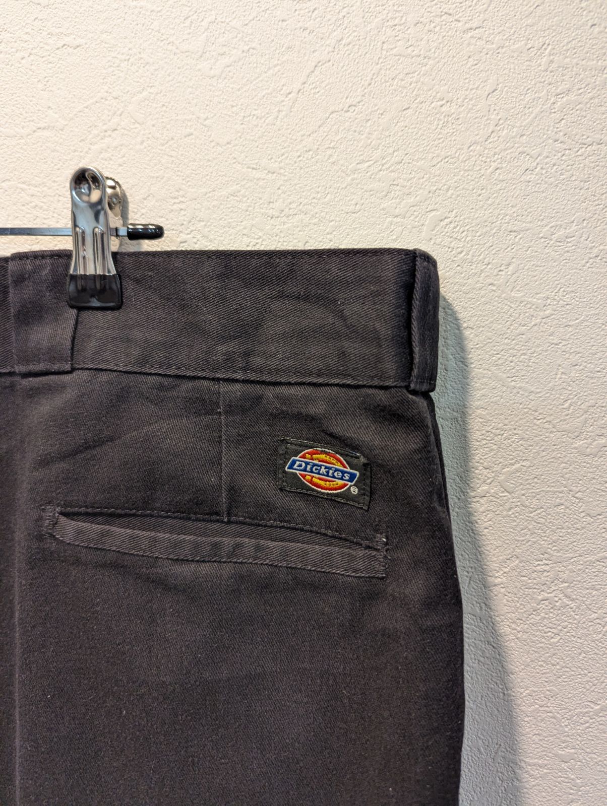 90s USA製 Dickies ディッキーズ ワークパンツ 874 ブラック TALON