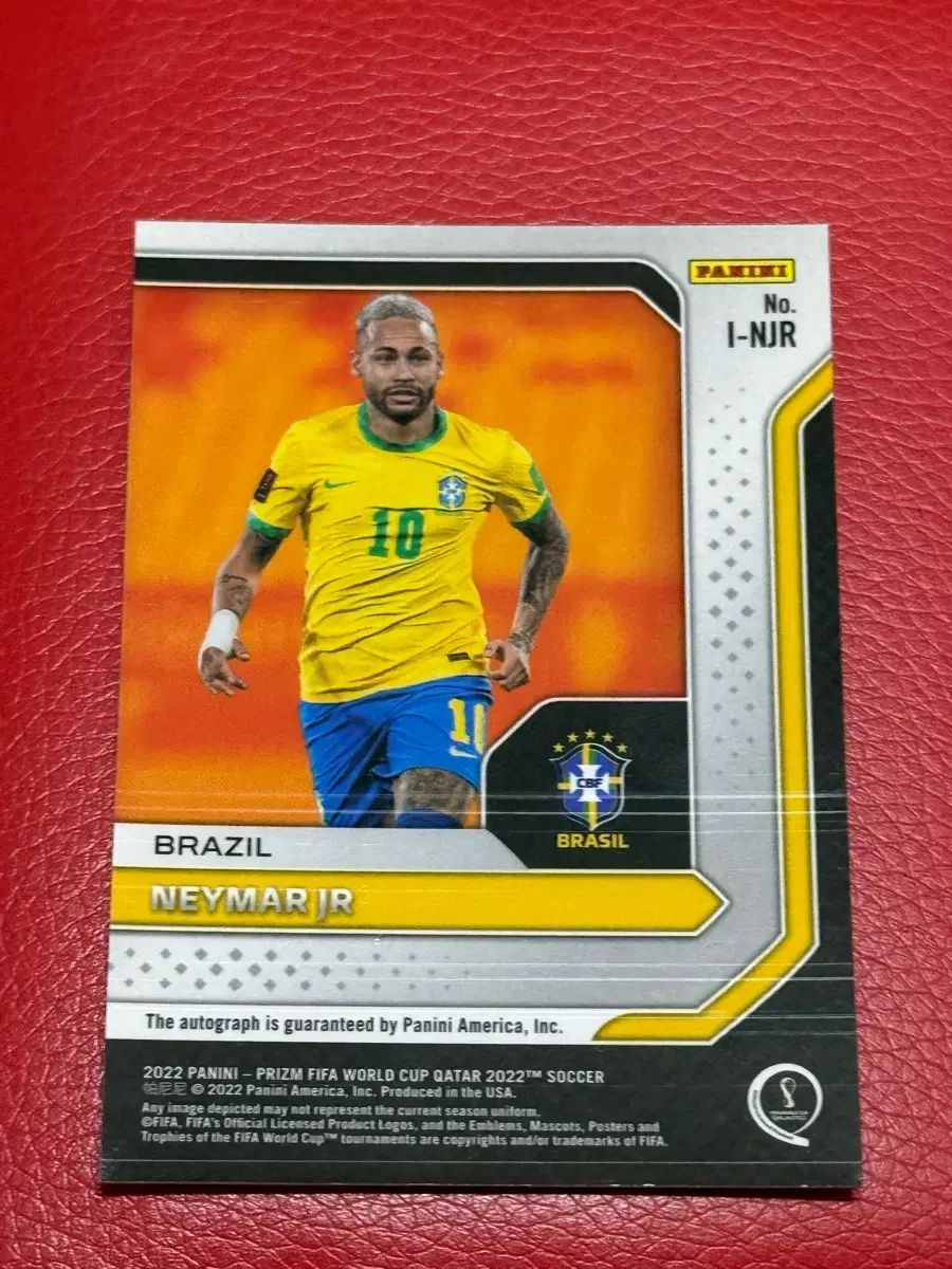 ネイマール サイン入りサインカード