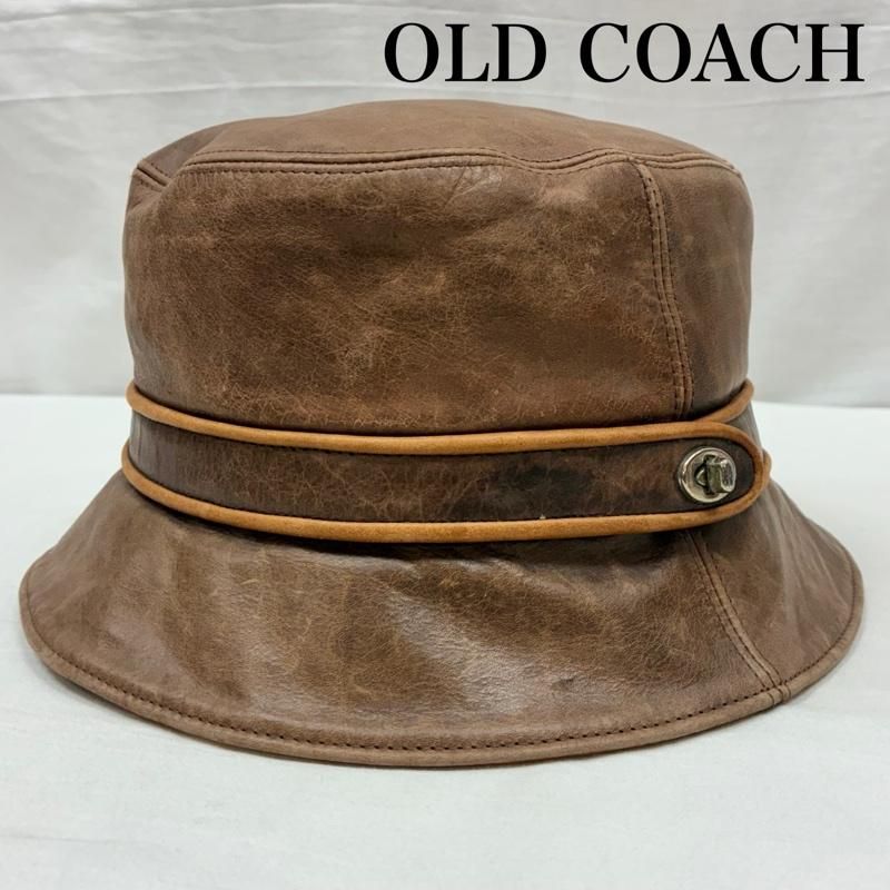 コーチ オールド レザー ターンロック バケットハット M|L メンズ - ISItems 古着