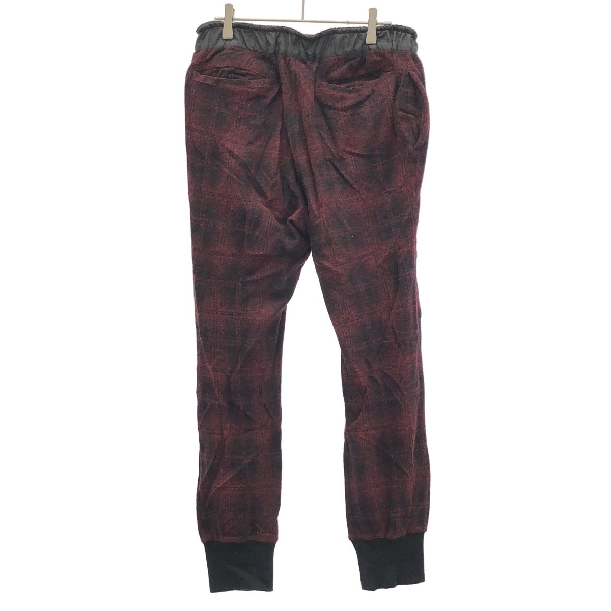sacai サカイ 13AW チェックイージーパンツ 13-00499M レッド 1 - メルカリ