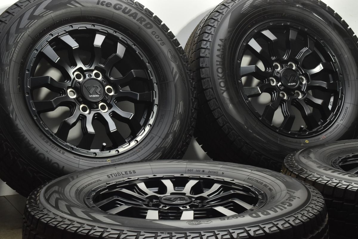 バリ溝 ヴァブロ RR 01 18 in 7 5 J 55 PCD 139 ヨコハマ アイスガード G 075 265 70 R ランクル250 300 スタッドレス