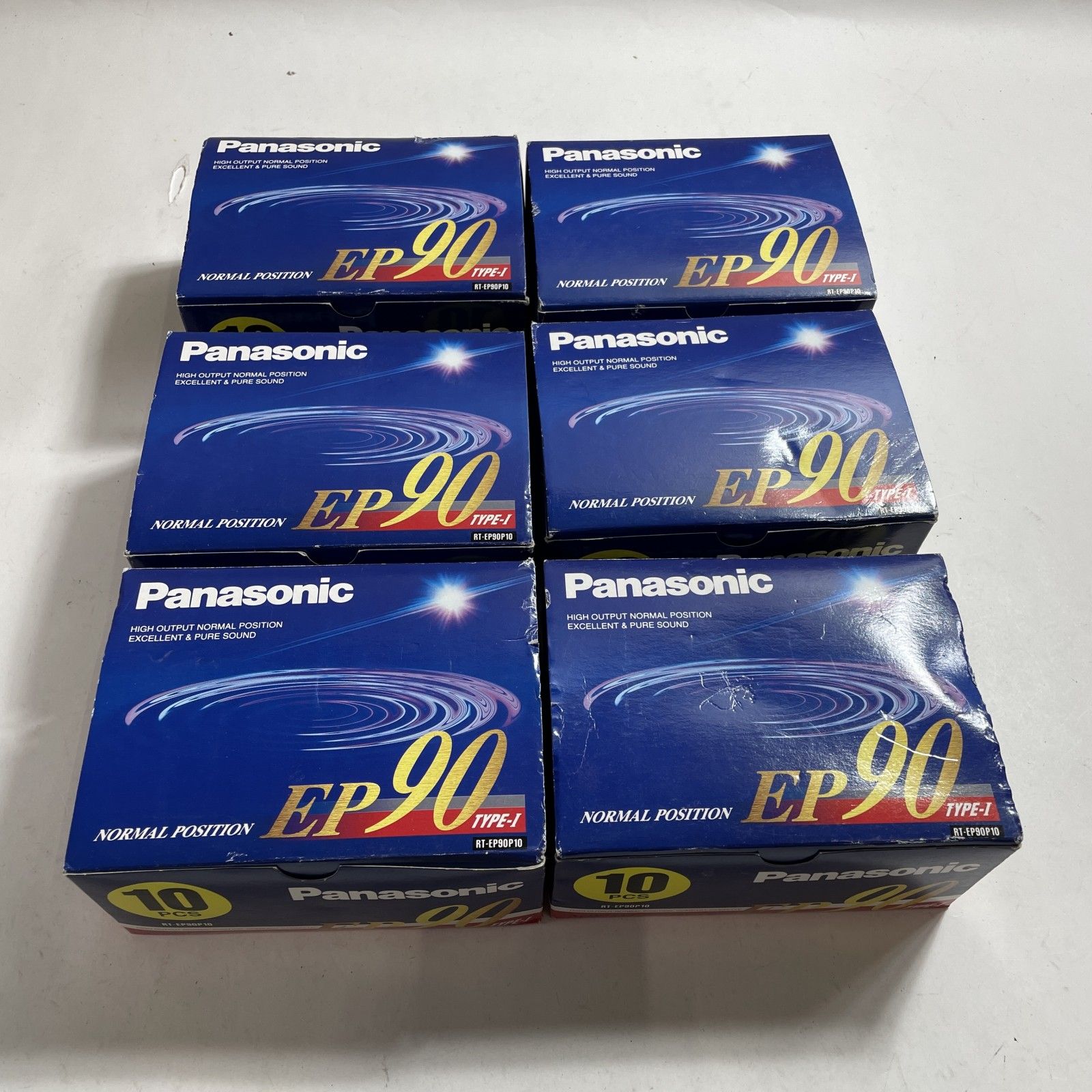 Panasonic パナソニック EP 90 TYPE I オーディオ カセットテープ 60本 まとめ商品 箱入 10本入りx 6箱 記録メディア ノーマル 4 kg