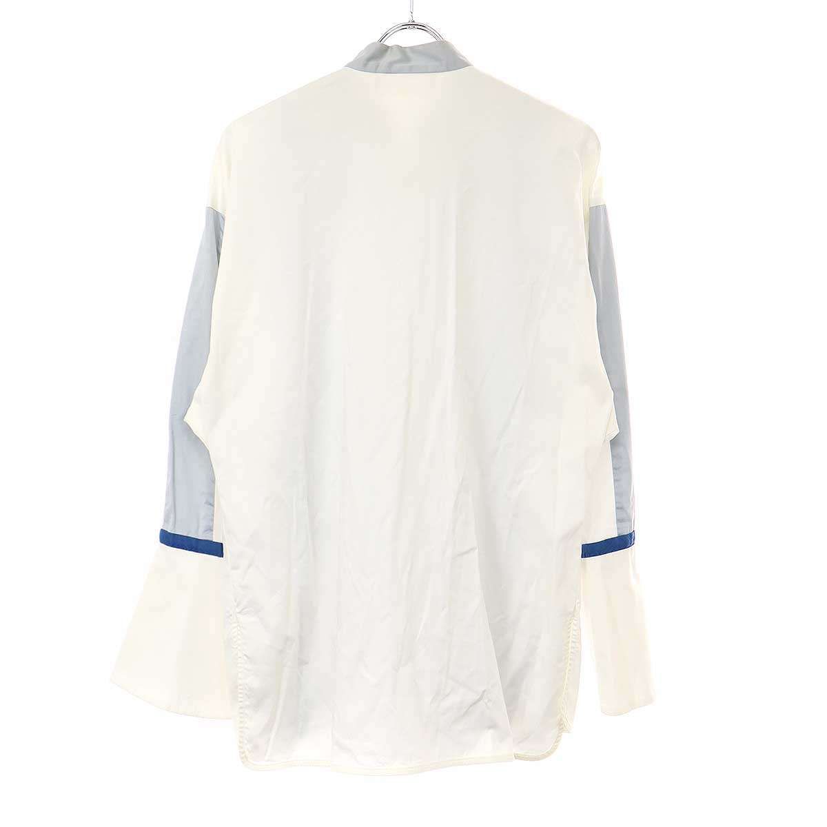 mame kurogouchi フローラルストライプジャガードシャツ mame kurogouchi マメ クロゴウチ 19AW floral stripe jacquard shirt