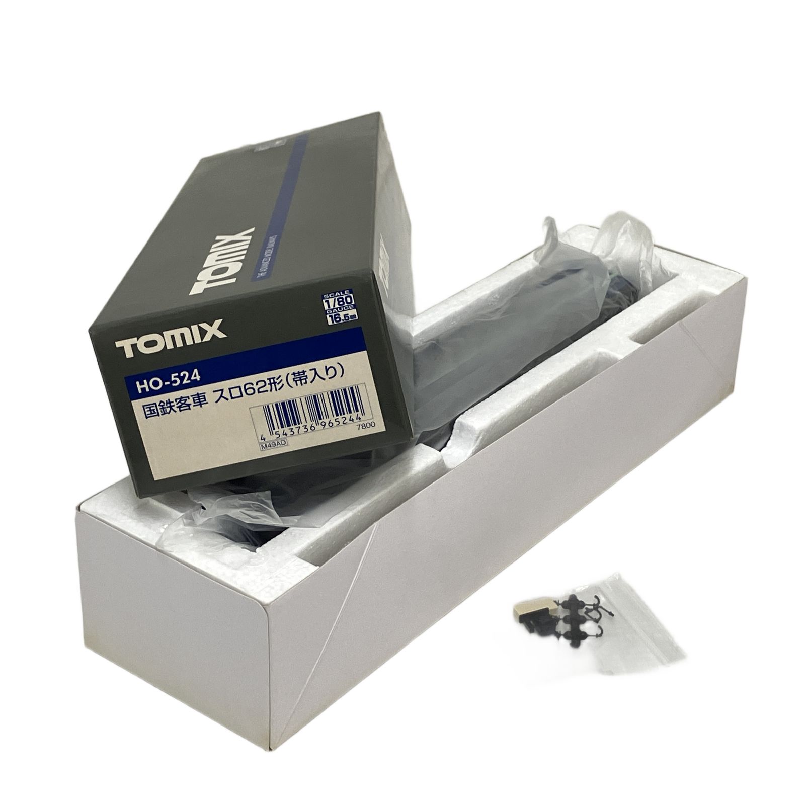 TOMIX HO 524 国鉄客車 スロ62形 帯入り HOゲージ 鉄道模型 良好