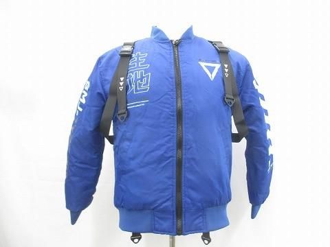 FABRIC OF THE テックウェア ボンバージャケット BMJ-TYPE 303 L ブルー メンズ