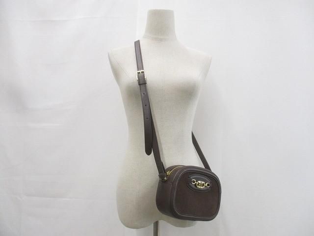 ローレン ラルフローレン ショルダーバッグ クロスボディバッグ ポシェット 牛革 レザー スエード ブラウン レディース