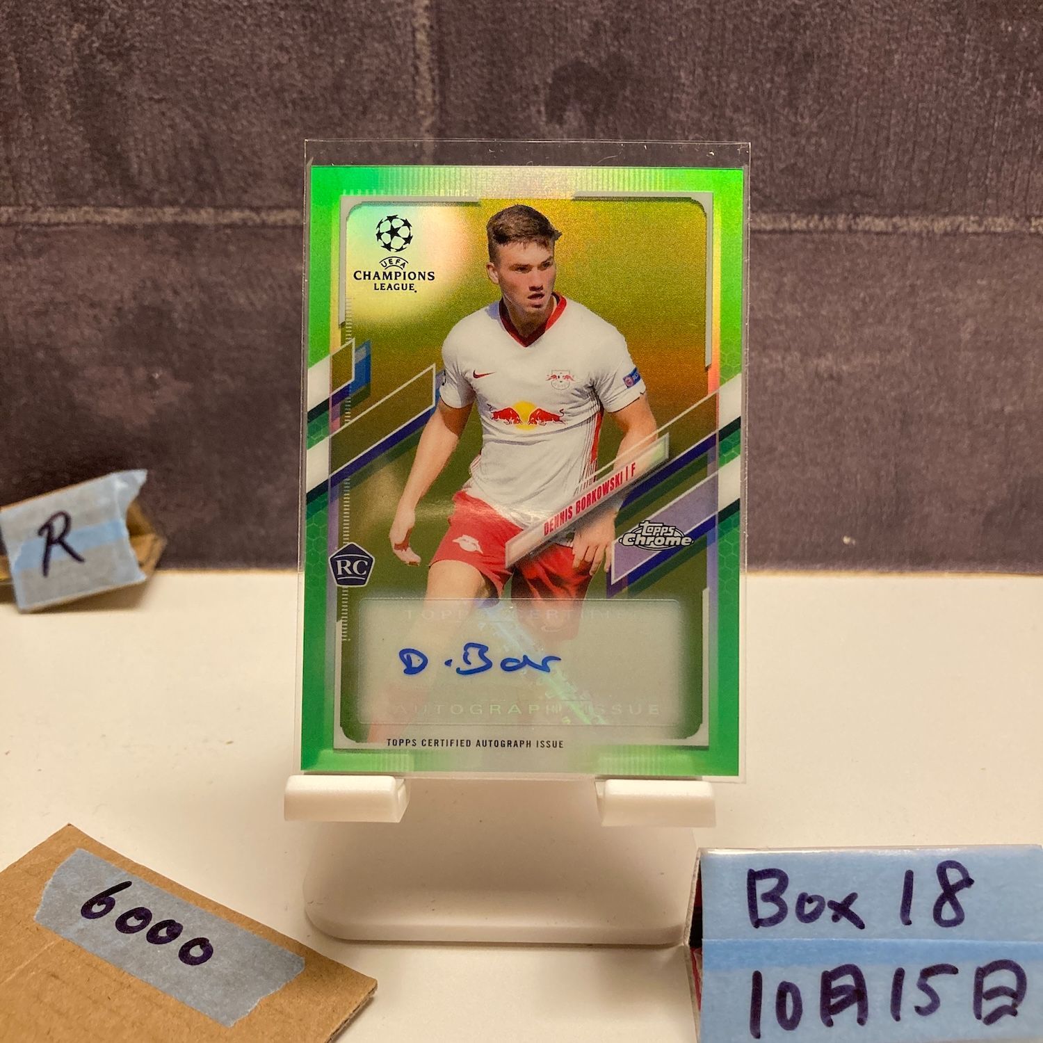 2020-21 Topps Chrome UEFA Champions League Dennis Borkowski 48/99