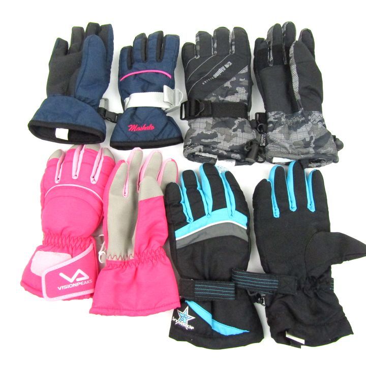 MASHALO|イグニオ他 手袋 10点セット ミトン スノーグローブなど ブランド まとめて 大量 キッズ 男の子用