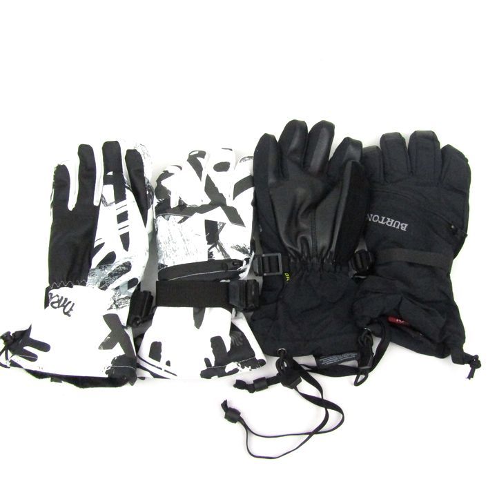 バートン ゴアテックス他 手袋 6点セット レザー ミトン スノーグローブなど ブランド まとめて 大量 メンズ