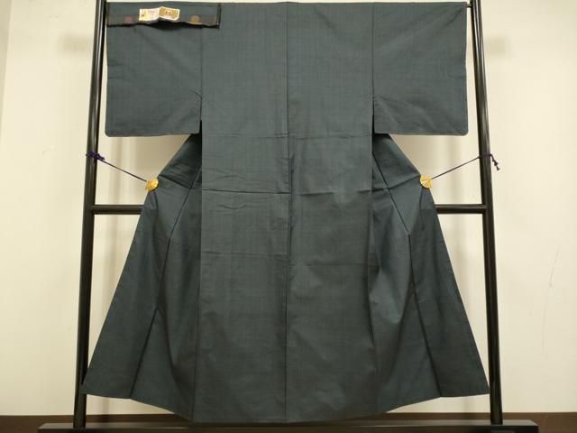 平和屋着物 男性 本場大島 アンサンブル 100亀甲 総詰め 奥福作 証紙付き 正絹 du