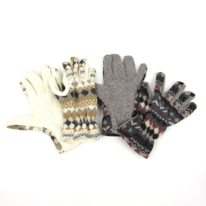 DOM他 手袋 10点セット アーガイル柄など グローブ まとめて 大量 メンズ