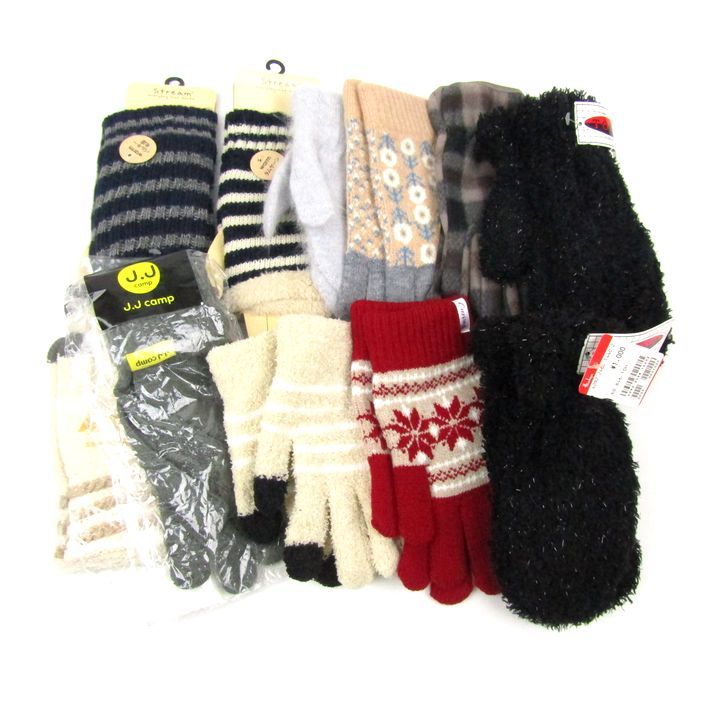 Stream AMUTE他 手袋 11点セット 有 ミトン グローブなど まとめて 大量 レディース