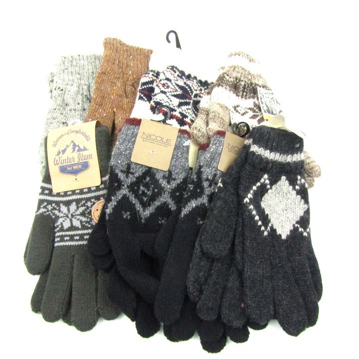 ニコル|ユーピーレノマ他 手袋 8点セット ♥ グローブ ブランド まとめて 大量 メンズ