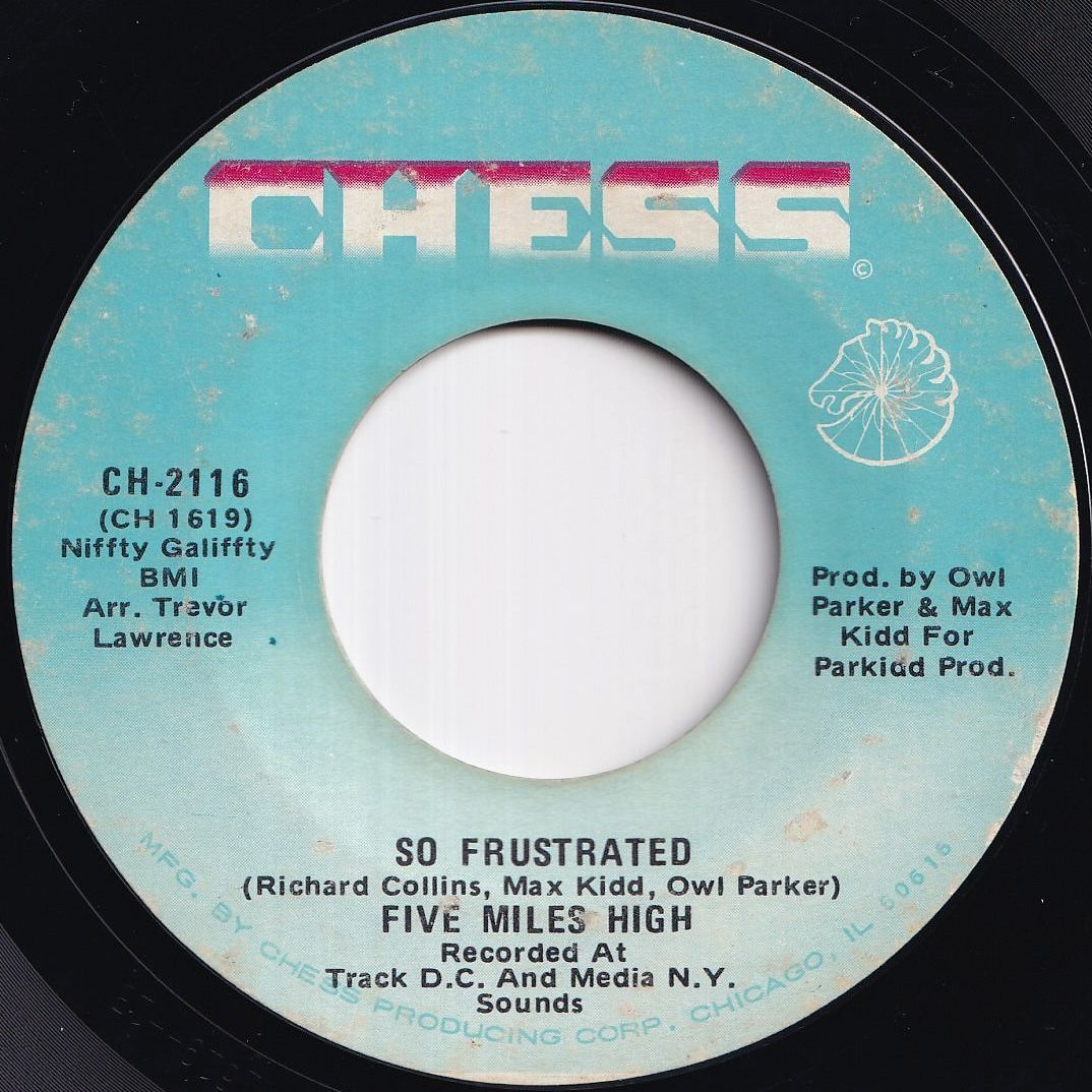 Five Miles High So Frustrated / Shouldv'e Been Satisfied Chess US