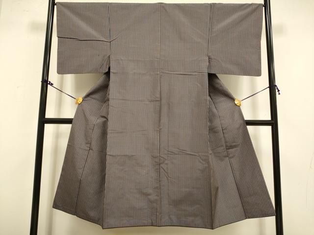 平和屋着物 男性 本場縞大島紬 間道 正絹 du