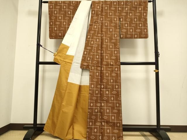 平和屋着物○本場琉球絣 紬 正絹 逸品 DAAZ5045du - メルカリ